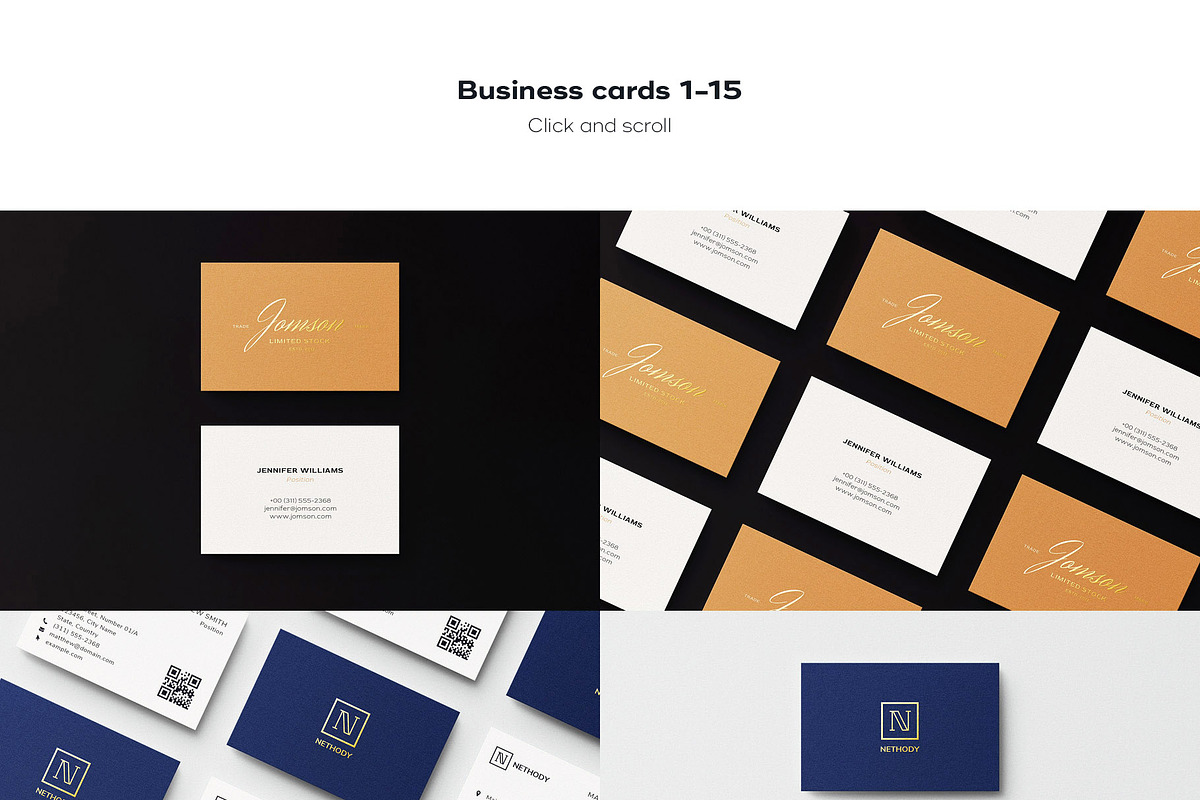 Business Card Logo Template Bundle, a Product Mockup by FoundImages (Photo 4 of 163)
