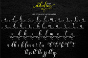 Adaline Script, a Script Font by MrLetters (Thumbnail 15 of 16)