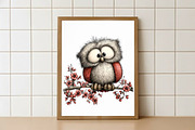 Whimsical Spring Animals Clipart Png, an Illustration by Watercolor design (Thumbnail 4 of 6)
