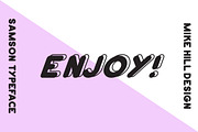 Samson Typeface, a Sans Serif Font by MikeHill (Thumbnail 4 of 4)