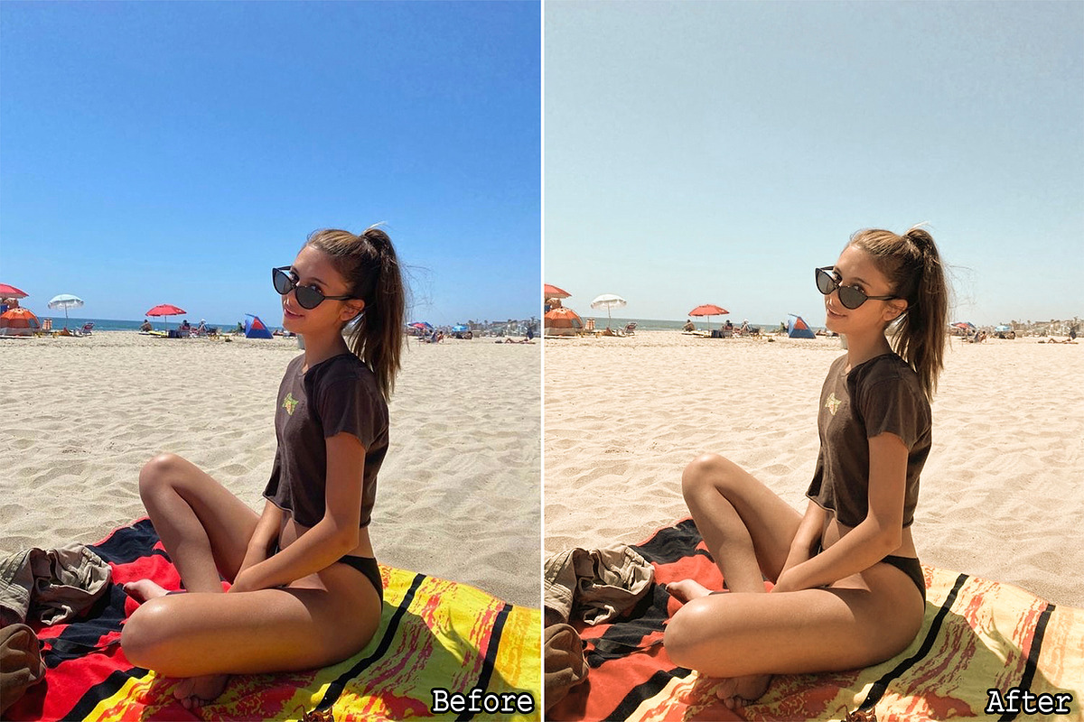 8 Beach Lightroom Presets, a Preset Add-On by Presets by Yevhen (Photo 10 of 10)