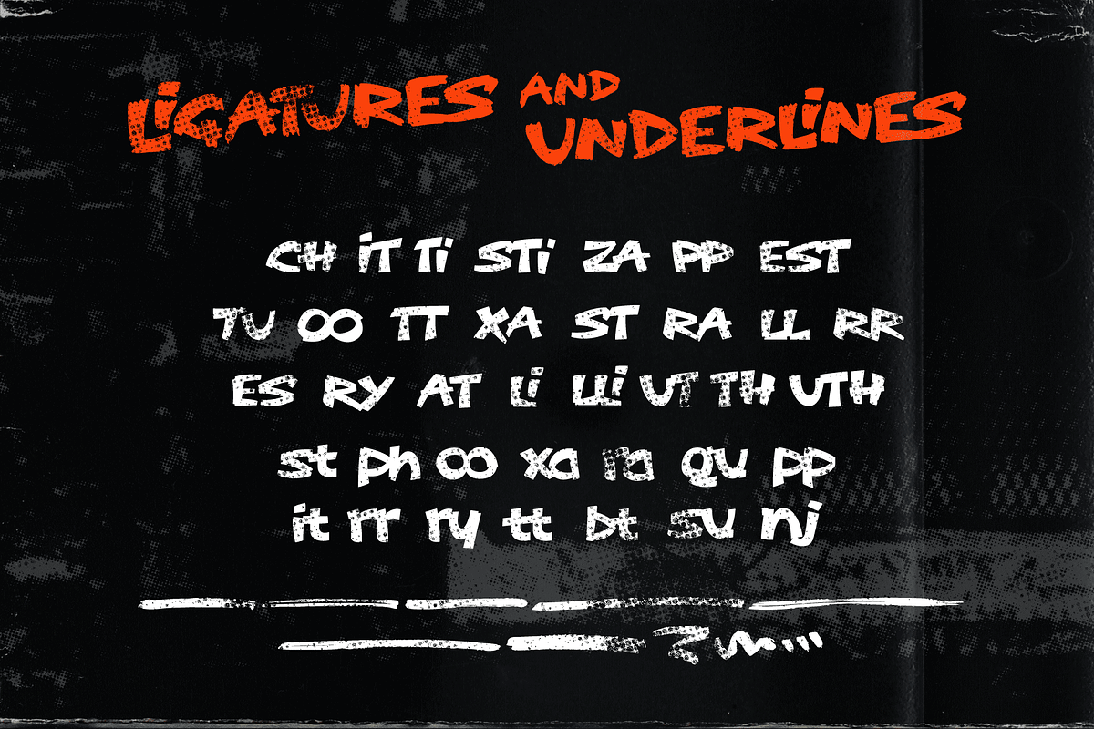Wasted Youth: 90s Grunge Brush Font, a Handwritten Font by Wingsart Studio (Photo 6 of 20)