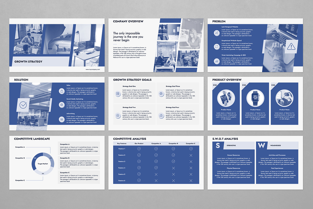 Growth Strategy Presentation, a Presentation Template by JetzTemplates (Photo 2 of 4)