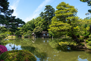 Kenroku-en Garden near Kanazawa Castle in Kanazawa, Japan, a Nature Photo by GoodGoods