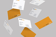 Business cards Mockup + Template, a Print Template by Vitalliy (Thumbnail 1 of 5)