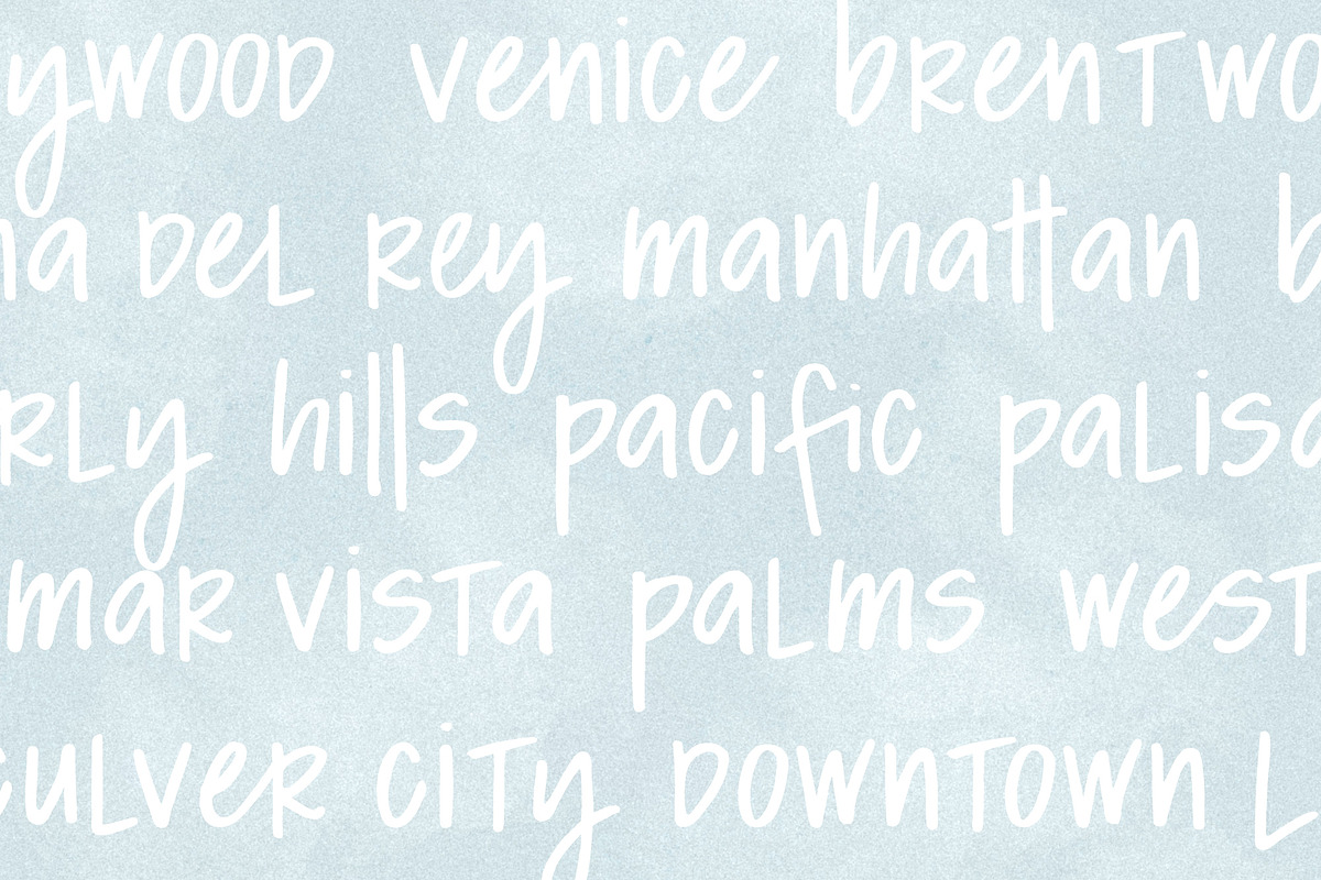 California Dreamin' Font preview 2