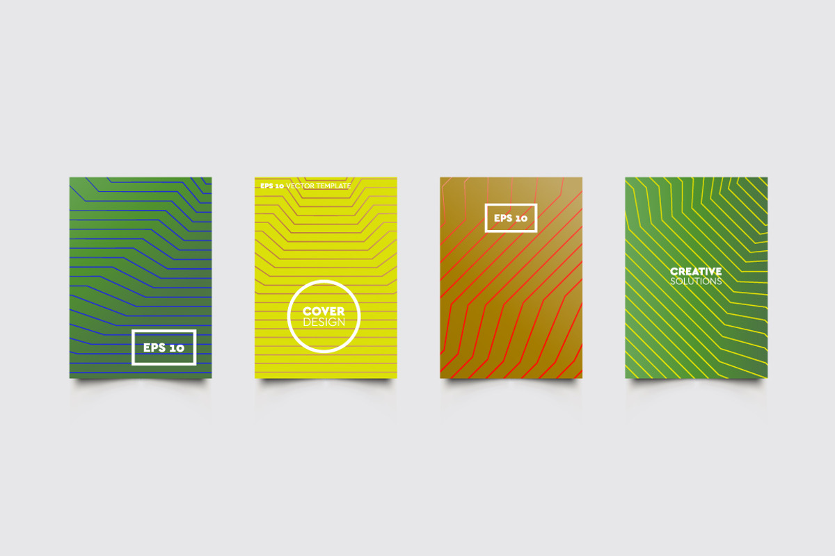 Cover Vector Patterns #114, a Brochure Template by relineo.vectors