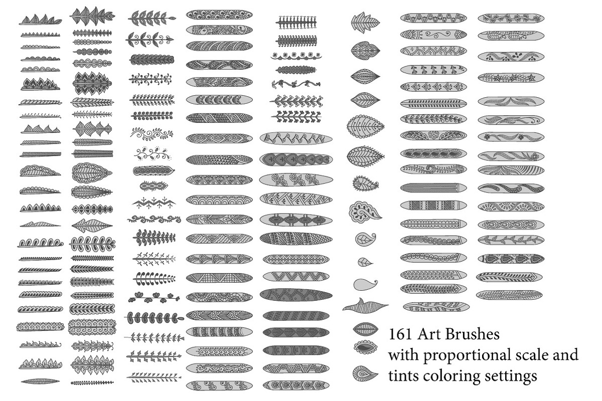 Henna and Boho All Brushes preview 2