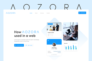 Aozora - Clean And Modern Sans Serif