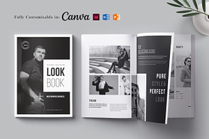 Fashion Lookbook Template, Canva, a Brochure Template by Niofix