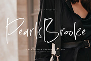 Pearls Brooke, a Handwritten Font by Integritype Studio (Thumbnail 1 of 15)