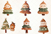 Cozy Christmas Hand-drawn Tree, an Illustration by DreamCafeArt (Thumbnail 8 of 8)