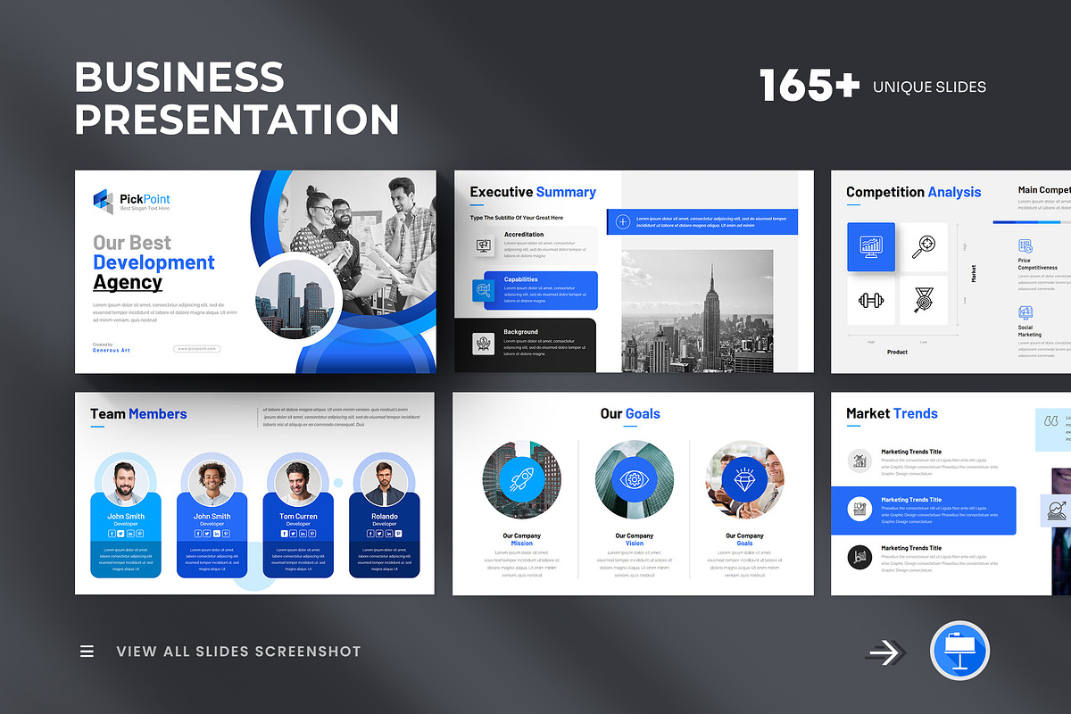 Business Keynote Presentation, a Presentation Template by GenerousArt (Photo 1 of 20)