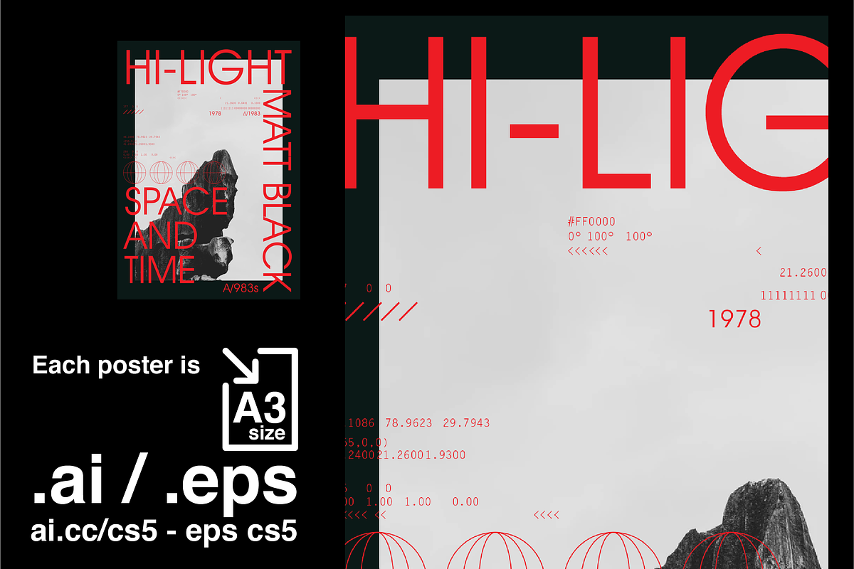 10 Fully Editable Typographic Poster, a Graphic by NoSpoon Design (Photo 2 of 8)