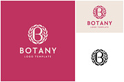 letter B Leaf Circular Wreath Logo, a Branding & Logo Template by Enola99d (Thumbnail 1 of 2)