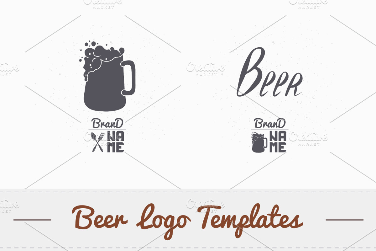4 Beer Logos, a Branding & Logo Template by Zhemchuzhina (Photo 5 of 5)