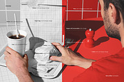 Person in Fast Food Burger Restauran, a Packaging Mockup by creatsy5 (Thumbnail 3 of 6)