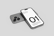 Iphone 15 Pro Max Mockup, an iPhone Mockup by Symie Design (Thumbnail 2 of 3)