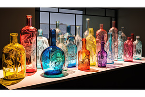 display bottle drawing ai generated, a Background Photo by pikepicture