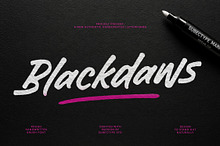 Blackdaws - Rough Handwritten Font