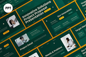 Green Business Proposal PPT, a Presentation Template by graphicook