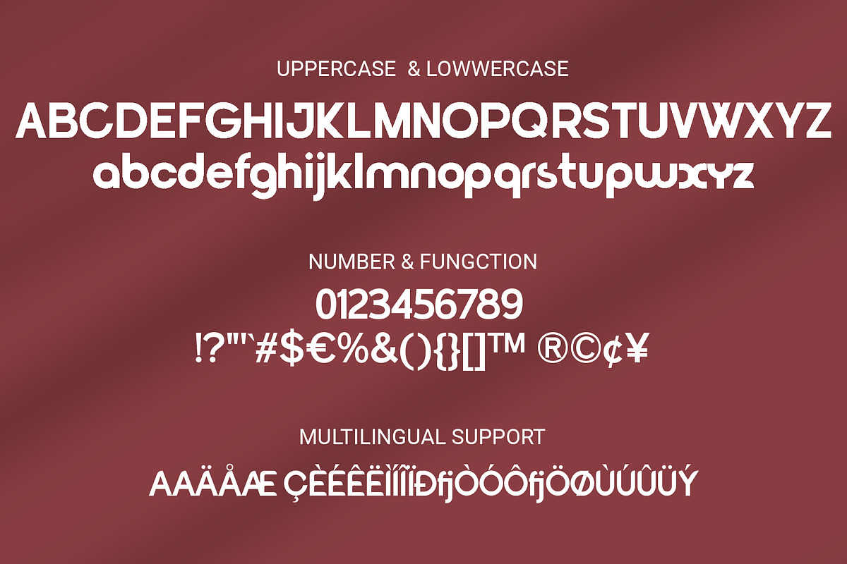 Deround Elegant Display Font, a Font by RHD Creative Studio (Photo 8 of 8)