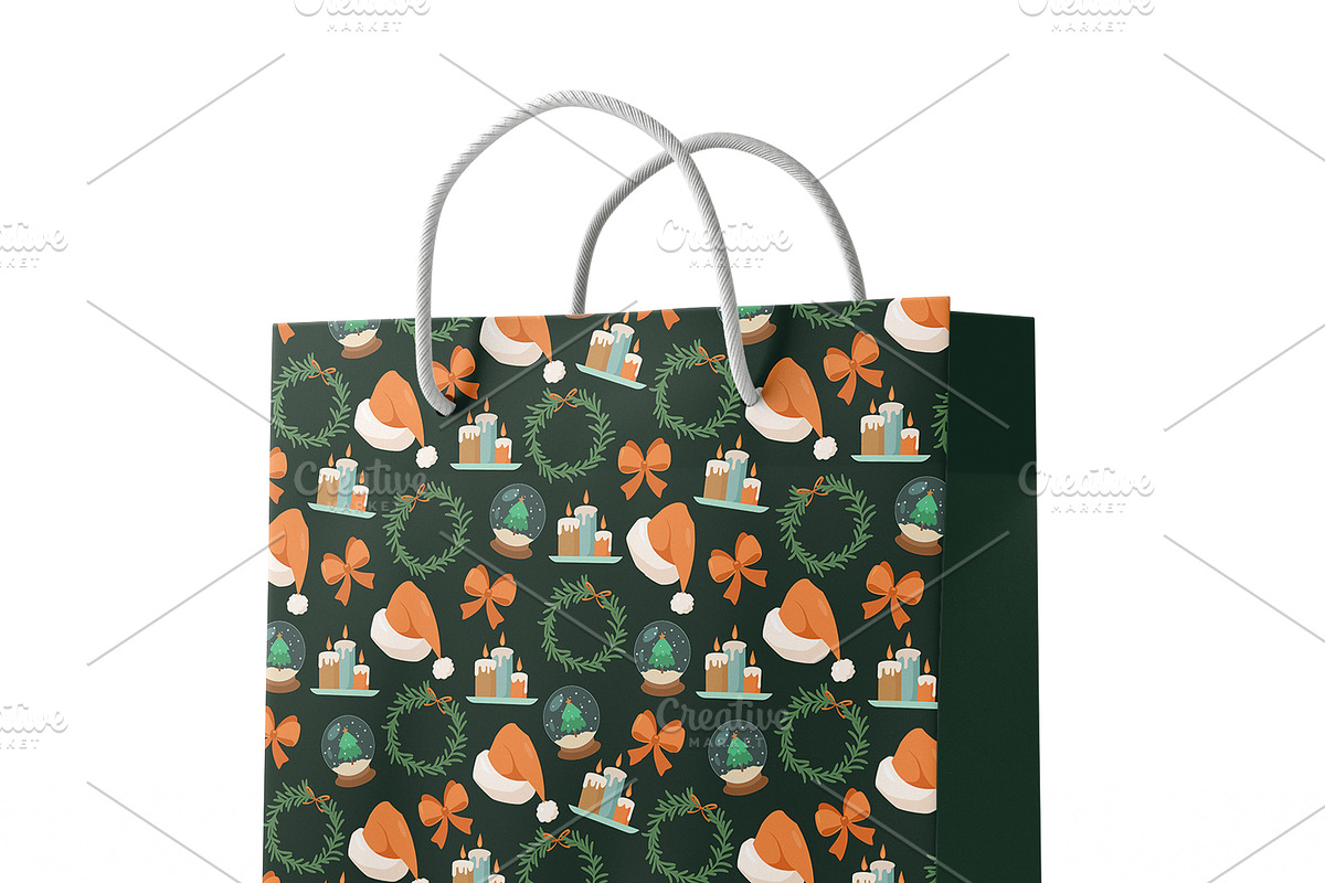 Holiday seamless pattern design, a Pattern Graphic by Elen_Art (Photo 3 of 3)
