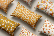 Warm Florals pattern & clipart, a Pattern Graphic by Cozy pattern shop (Thumbnail 10 of 11)