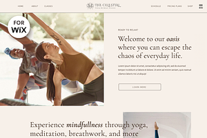 Wix Website Template For Yoga Coach