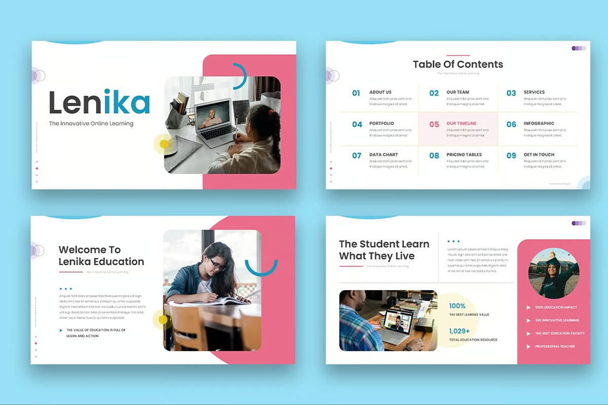 Lenika - Education Learning PPoint, a Presentation Template by Fit-tee (Photo 2 of 6)