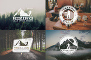 52 Camping Logos + 20 Icons Bundle, a Branding & Logo Template by JeksonGraphics (Thumbnail 10 of 15)