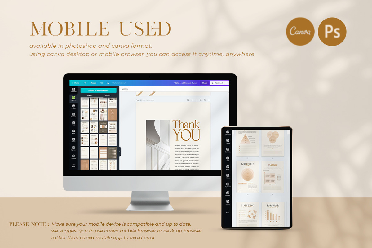 SALE WorkBook Creator Coach CANVA, a Magazine Template by Eviory (Photo 27 of 36)