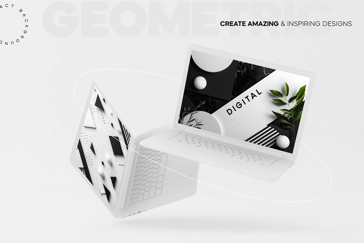 Black&White 3D Geometric Backdrops, an Abstract Photo by Lumeno (Photo 5 of 5)