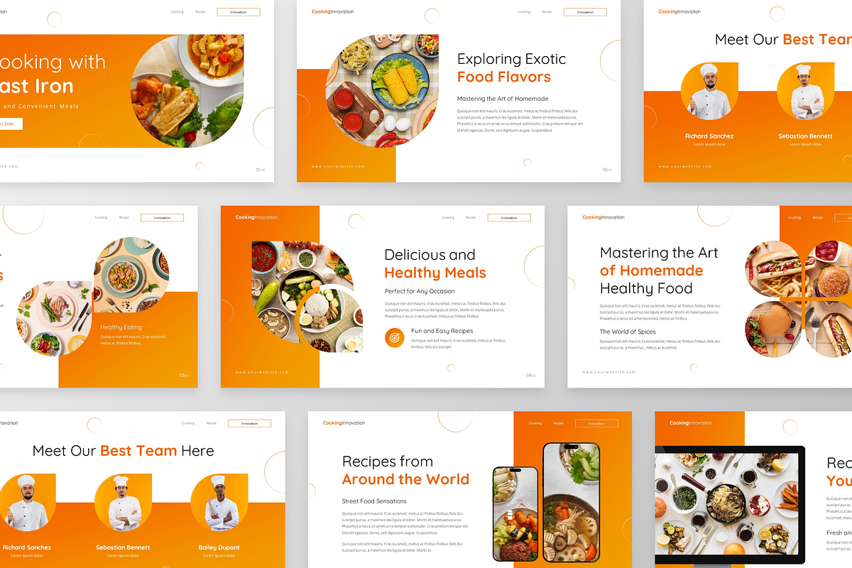 Cooking Innovation - Food Keynote, a Presentation Template by GraphauseProject (Photo 4 of 6)