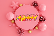 New year-PNG fonts, a Symbol Font by It me digital art (Thumbnail 5 of 9)