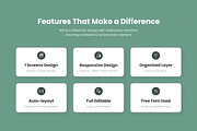 Lena Moreau - Portfolio Landing Page, a Landing Page Template by twinstd (Thumbnail 2 of 5)