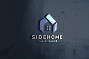 Side Home Real Estate Logo, a Branding & Logo Template by Design_Planet (Thumbnail 2 of 2)