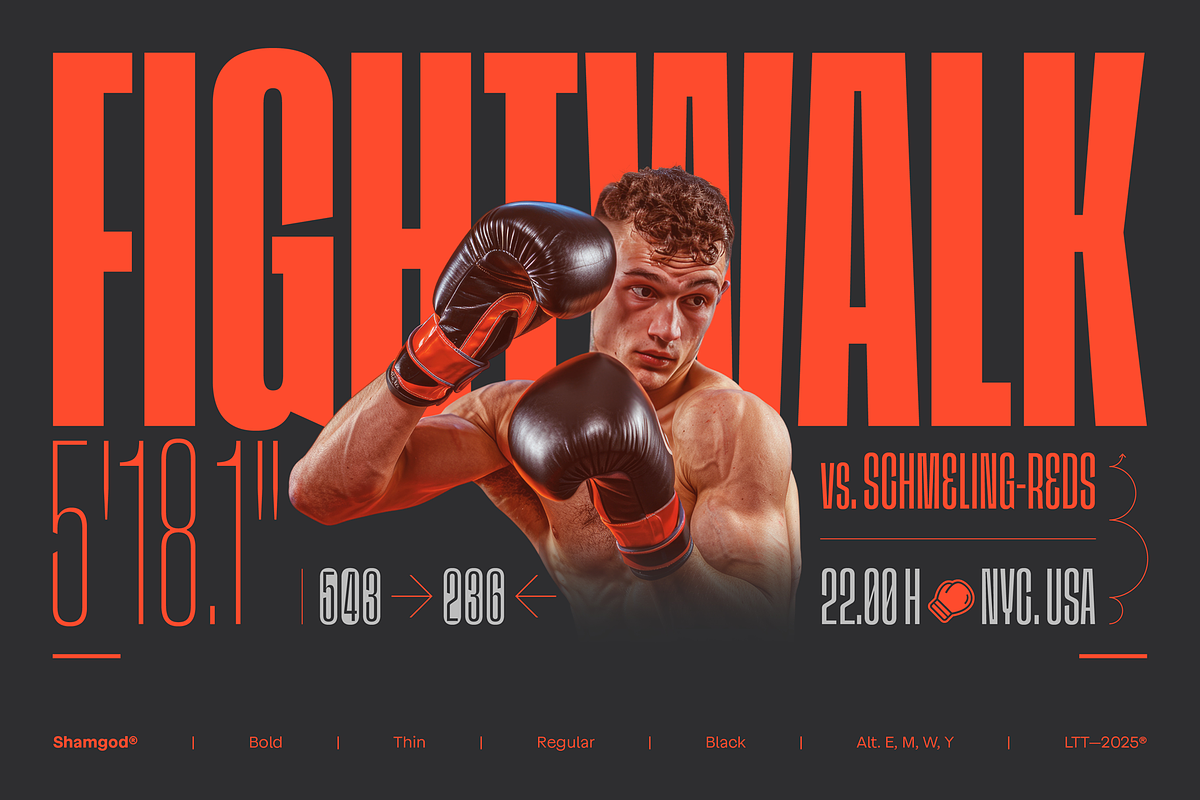 Shamgod, a Sans Serif Font by Latinotype (Photo 6 of 14)