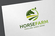 Horse Farm Logo Template, a Branding & Logo Template by emotions76 (Thumbnail 1 of 3)
