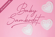 Baby Sambodot Font, a Handwritten Font by brahamb_design (Thumbnail 1 of 5)