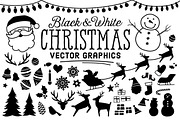 B&W Christmas Icons, an Icon by Illustrations by Jessie (Thumbnail 1 of 3)