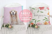 A194 Cushion Stock Photo Mock Up, a Product Mockup by UpStyled (Thumbnail 2 of 2)