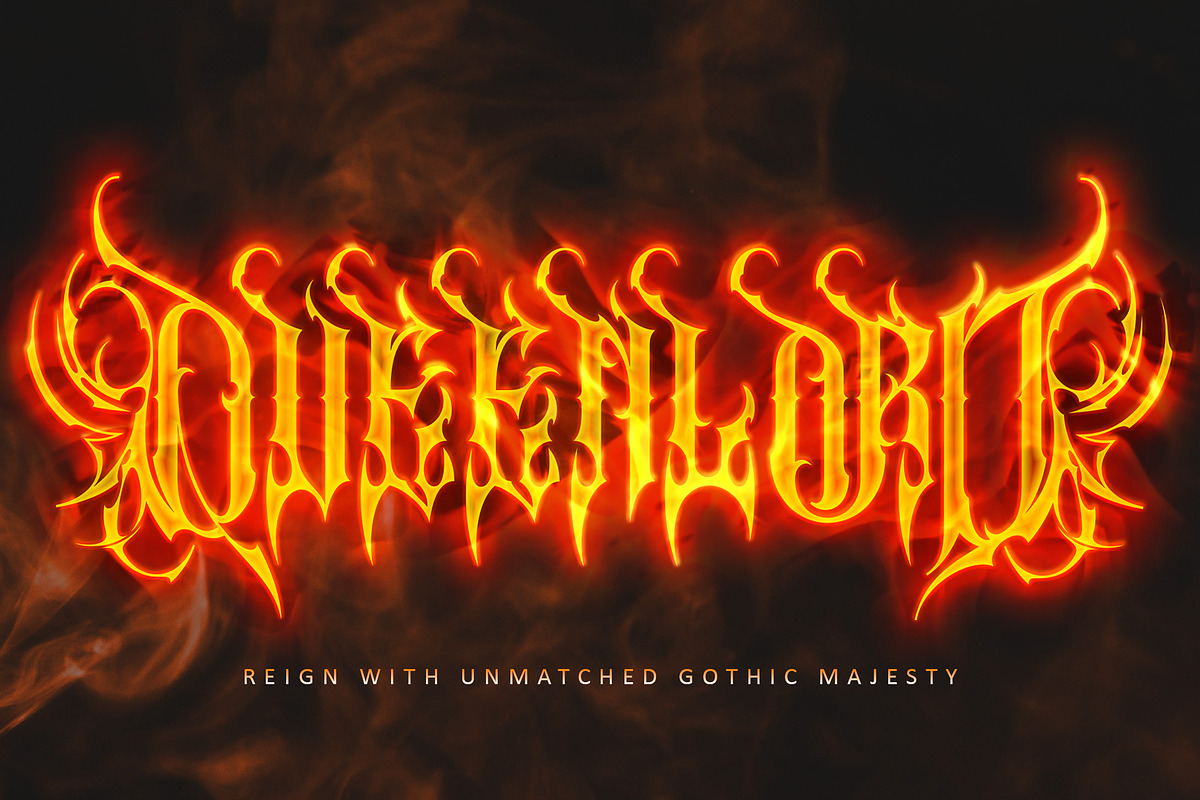 Queenlord,, a Blackletter Font by Letterara (Photo 1 of 12)