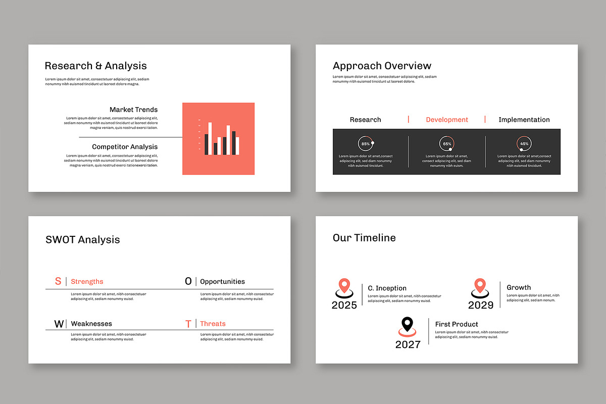 Modern Case Study Presentation, a Presentation Template by Mighty-Slide (Photo 4 of 5)