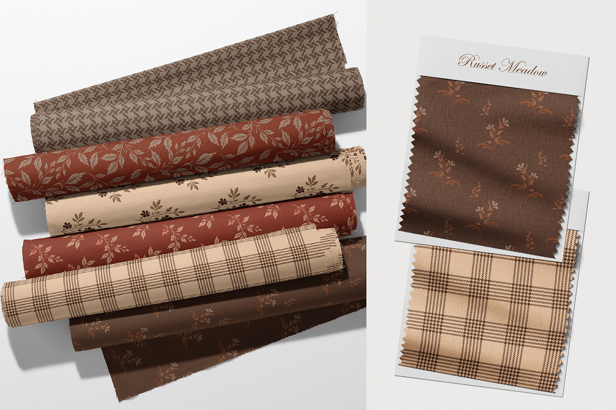 Russet Meadow - Seamless Patterns, a Pattern Graphic by InaCorart (Photo 10 of 13)