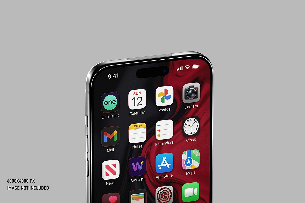 iPhone 17 Pro Max Close-up Mockup, an iPhone Mockup by pixelmock (Photo 10 of 22)