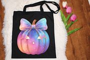 Coquette Pink Halloween Pumpkin PNG, an Illustration by designcity5 (Thumbnail 6 of 8)