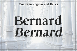 BERNARD: A Classic Typeface