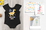 Little Dino. Baby collection, an Animal Illustration by rinaletters (Thumbnail 4 of 10)
