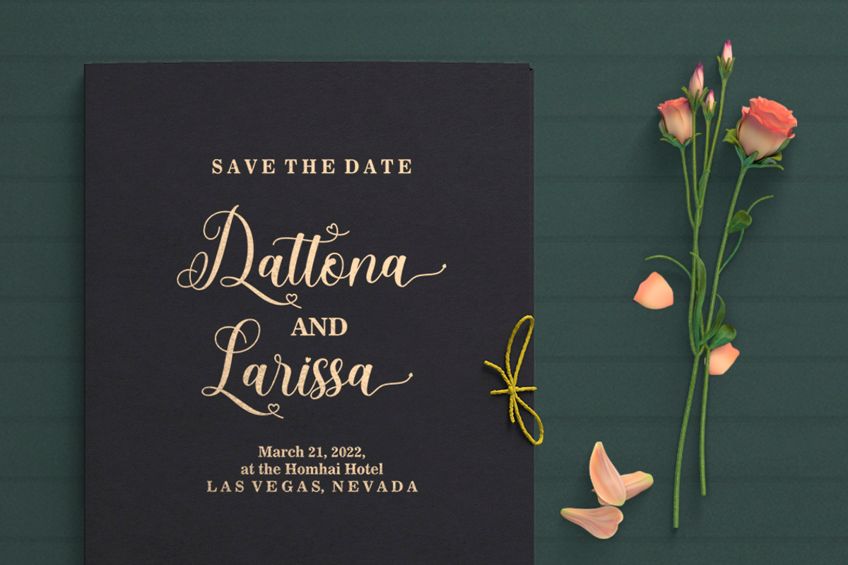 Scarletta Script, a Script Font by Rastype (Photo 8 of 9)